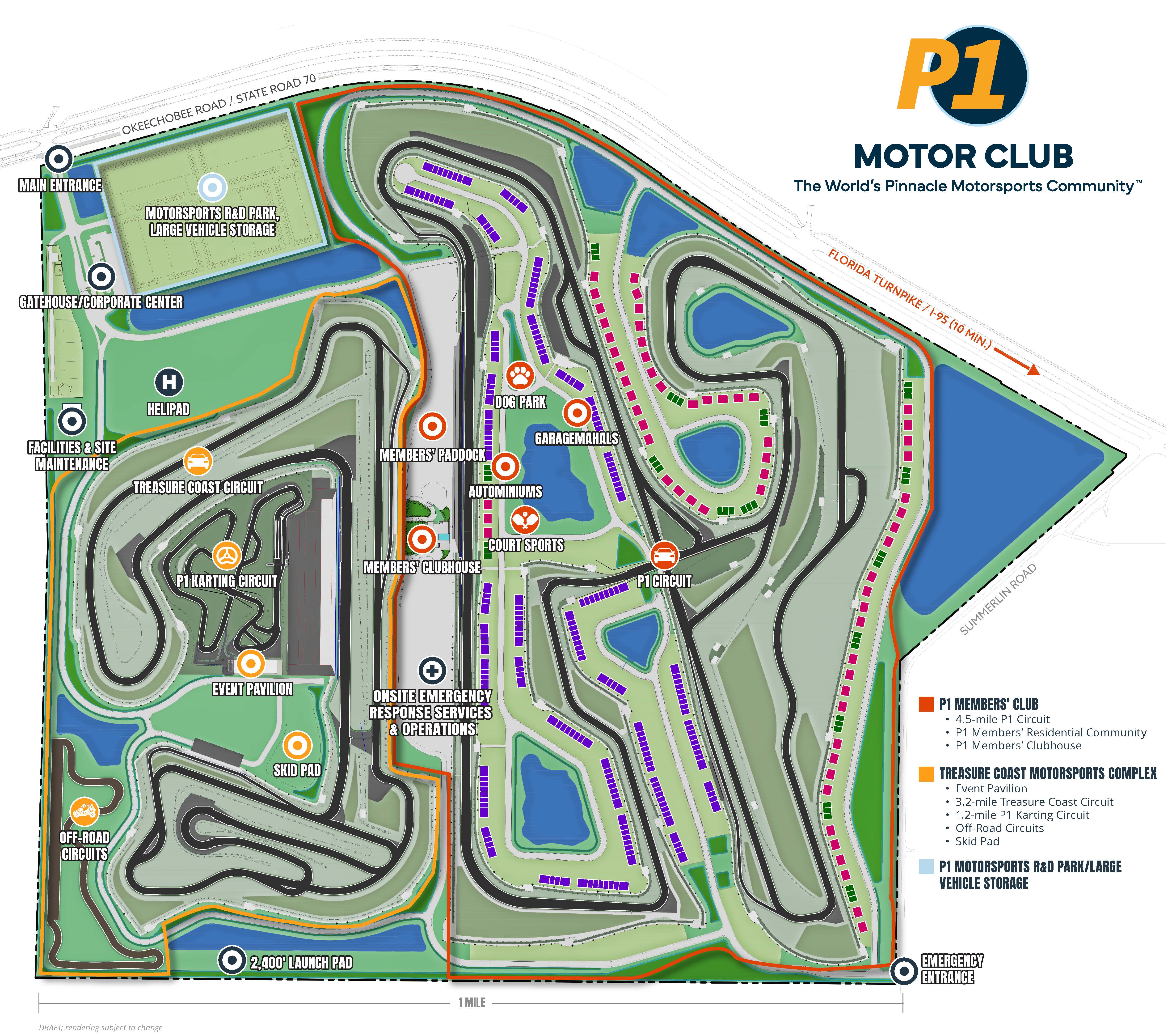 P1 Motor Club Map